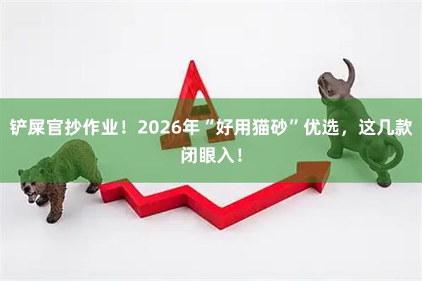 铲屎官抄作业！2026年“好用猫砂”优选，这几款闭眼入！